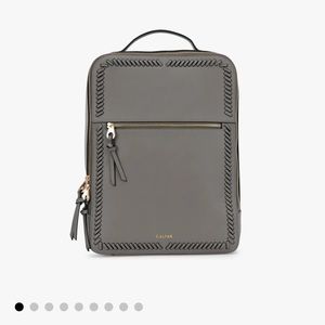 Calpak Kaya Laptop Backpack with matching wallet Charcoal gray